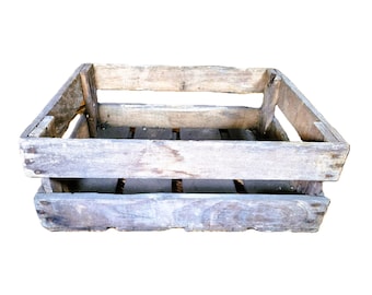 Authentic 1930s French Vintage Wooden Wine Champagne Box Rack Crate RARE