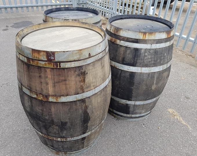 WINE OAK BARREL - Port Wooden Keg Barrels Cider Pub Table Whisky Cask