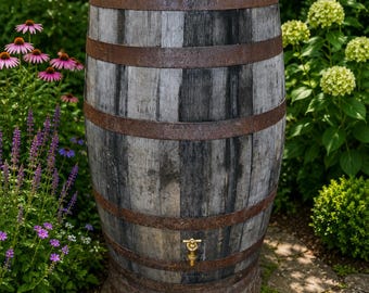 Whiskey Barrel Waterbutt & Stands- 2 Sizes - FREE DELIVERY