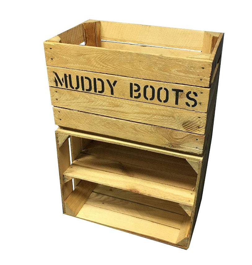 Antique Boot Box (with Shoe Storage)