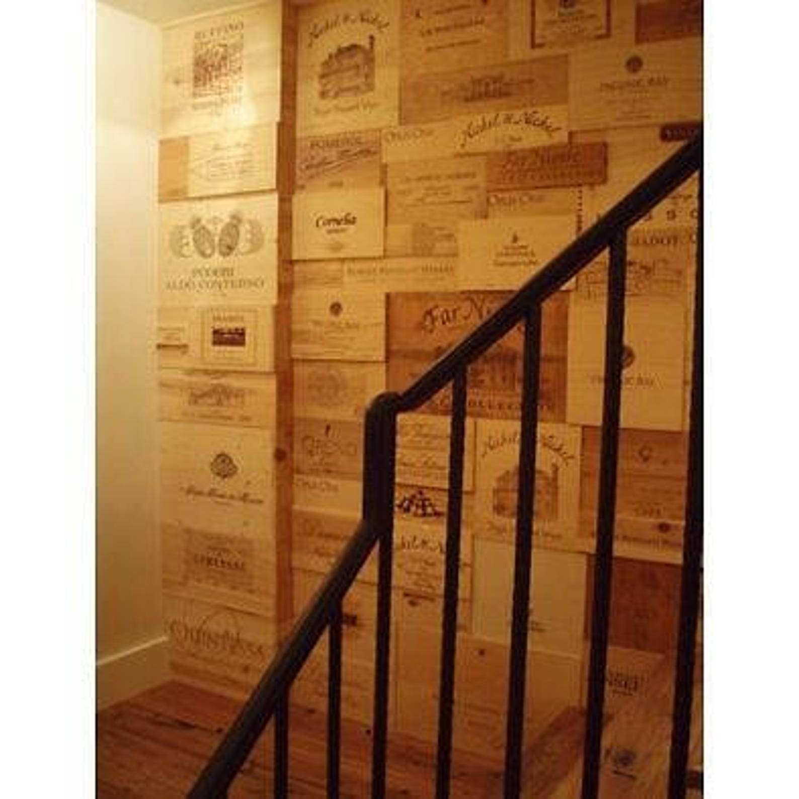 Assorted & Branded Wine Crate Panels wood Wine Box Sides / Etsy