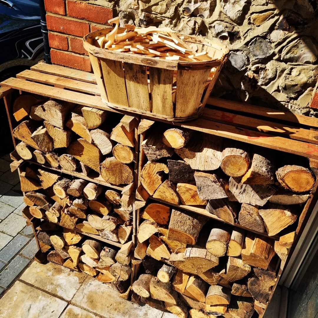 LOG STORAGE UNIT Fire Wood / Log Store / Timber / Wood Etsy