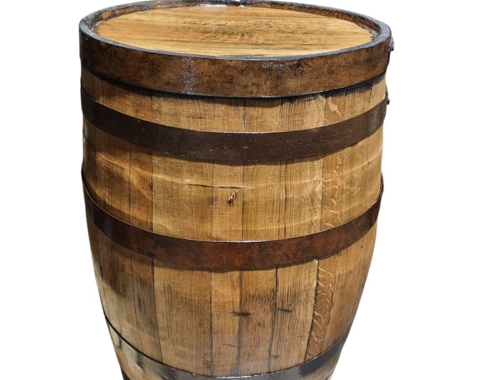 Refurbished / Restored Old Reclaimed Rustic 40 Gallon American Oak Whisky / Whiskey Barrel - Oiled, Sanded & Finished
