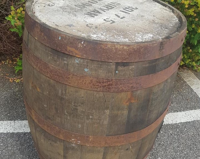 WHISKY OAK BARREL - 40 Gallon Wooden Keg Barrels Cider Pub Table Whisky Cask