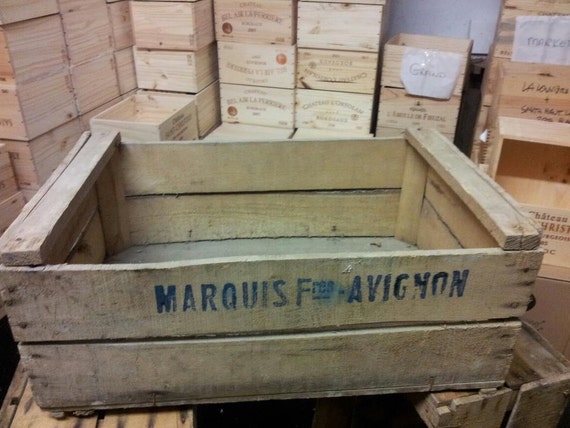 2 4er Set Wine Boxes From Wood Wooden Crate Fruit Box All Purpose Box Rustic