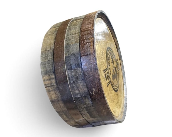 Birra Moretti Barrel Head Sign – Authentic Oak Whiskey Lid Wall Art