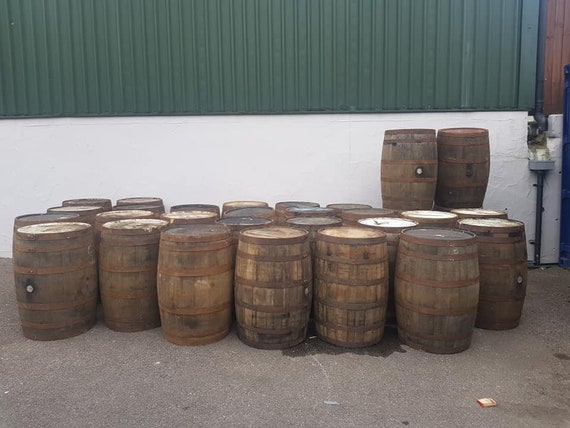 BARRIL DE ROBLE DE WHISKY Barril de barril de madera de 40 galones Barril  de whisky de mesa de pub de sidra -  México