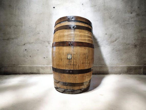 Sanded & Oiled - Reclaimed and Refurbished Bourbon Whisky Barrel - Ideal Bar Pub Table / Man Cave Decor