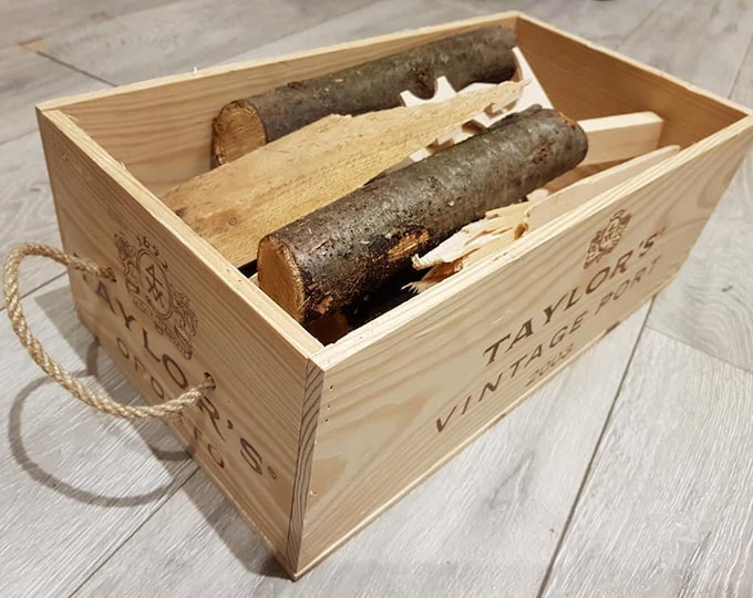 FACEBOOK Special - Taylors Port kindling holder and rope handles with FREE KINDLING!!
