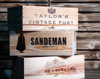 GENUINE PORT Box Crate Storage unit Medium size) Black box -