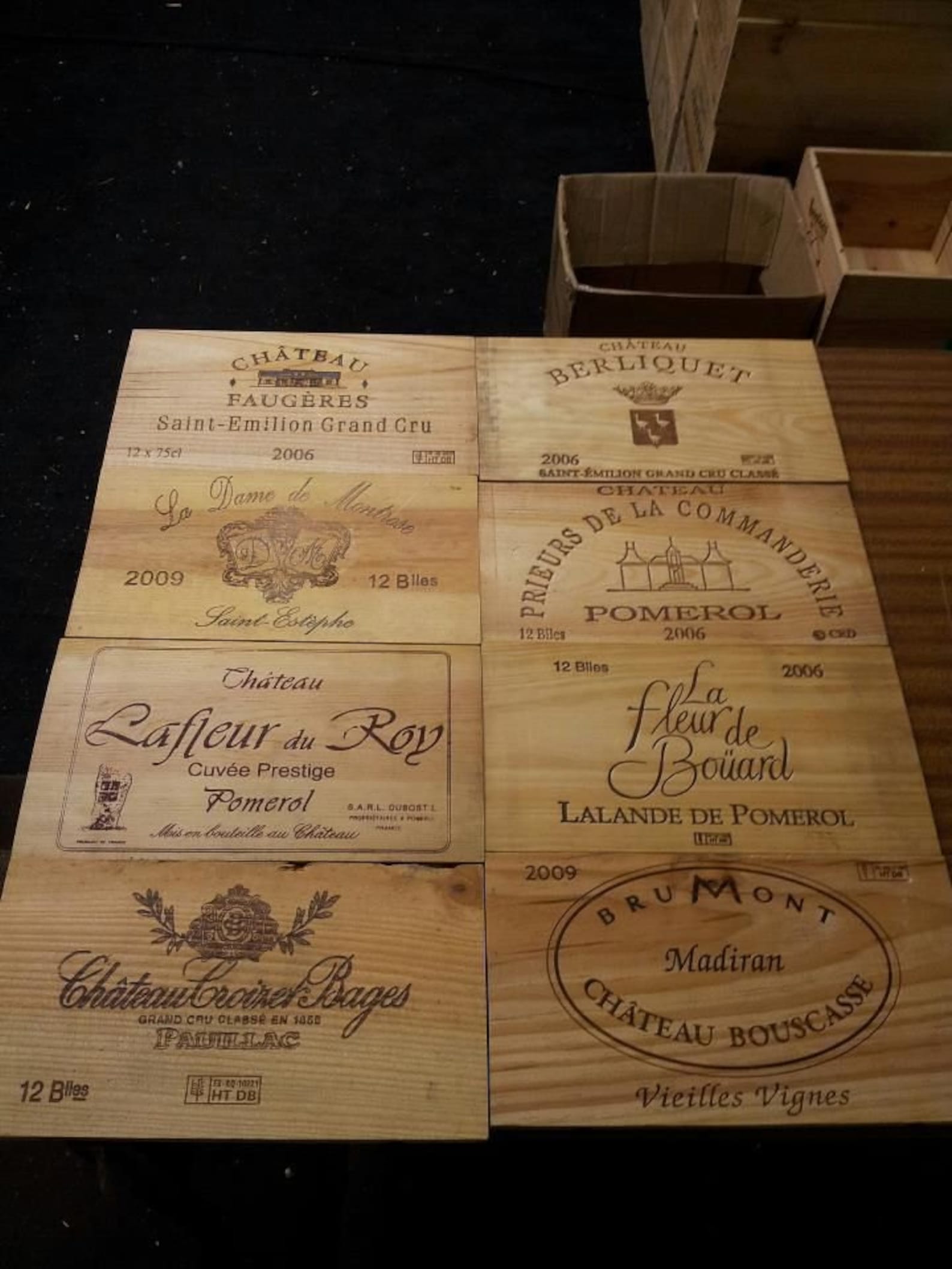 Pack of 12 TRADITION FRENCH VINTAGE Wine Box End Panels / Etsy