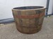 WHISKY OAK BARREL Planter Pot - half cut Wooden Keg Barrels ideal for the garden 