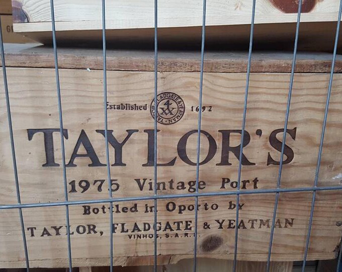 3 x Mixed FRENCH WINE BOXES Used wooden crates - Storage solutions hampers shabby chic - Champange / Port Boxes