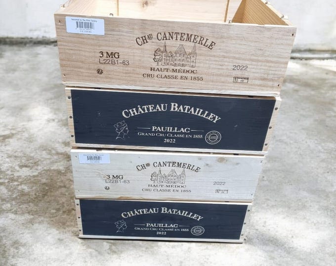 FRENCH MAGNUM Wine Box – 3 Bottle size, Pack of 4