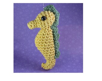 Amigurumi Crochet Pattern - Quick and Easy Cute Seahorse