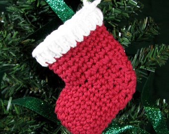 Amigurumi Crochet Pattern - Christmas Stocking Ornament