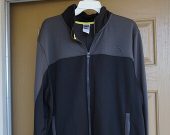 The North Face gray and black jacket Men's X large XL XL XLarge zipper