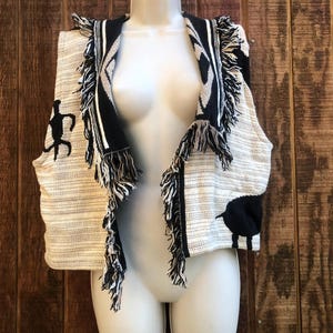 Fringe vest size small