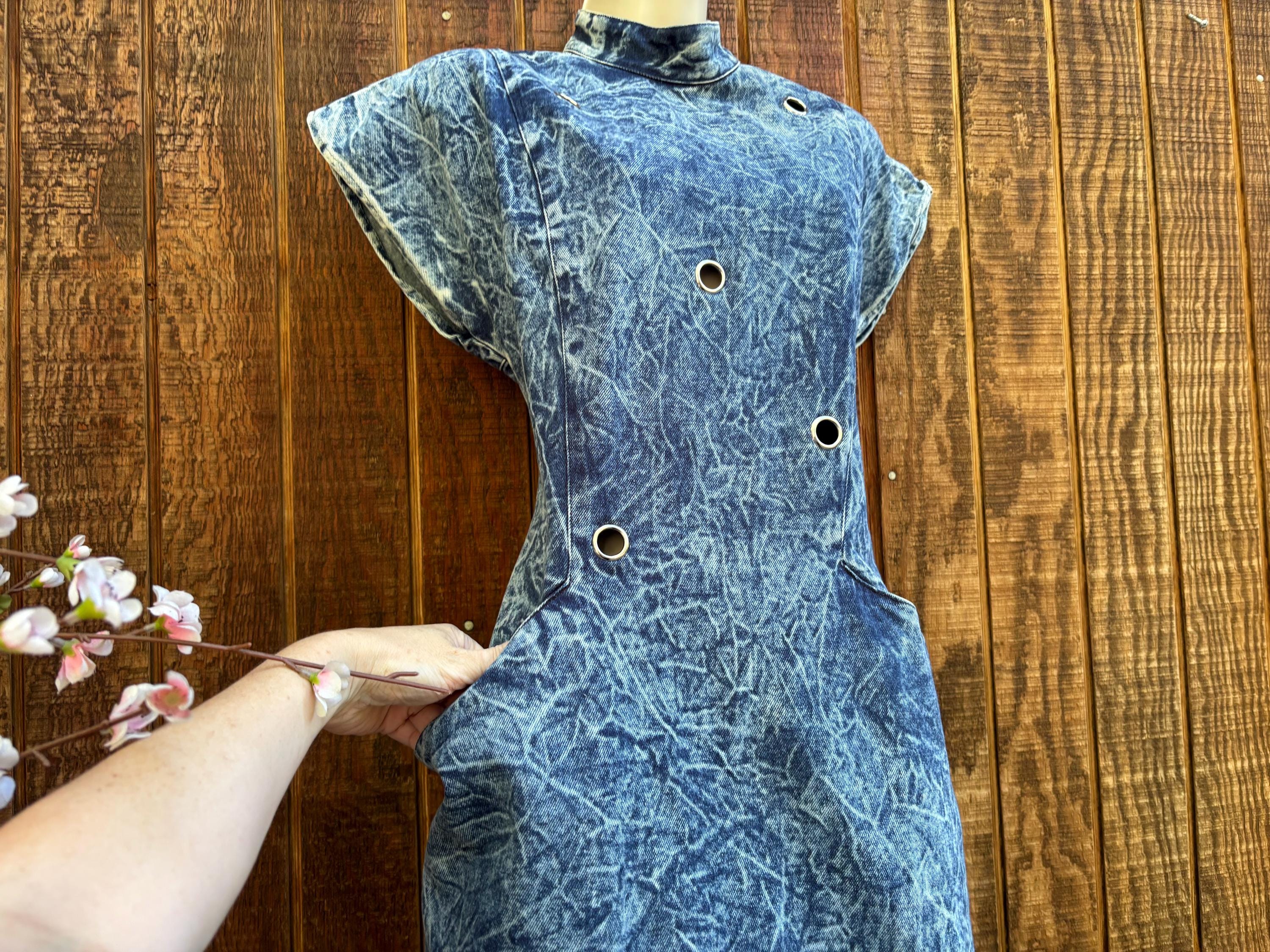 acid denim dress Wash Etsy Ecom Style:AP1E212724 Wedding Dresses With A Size:36