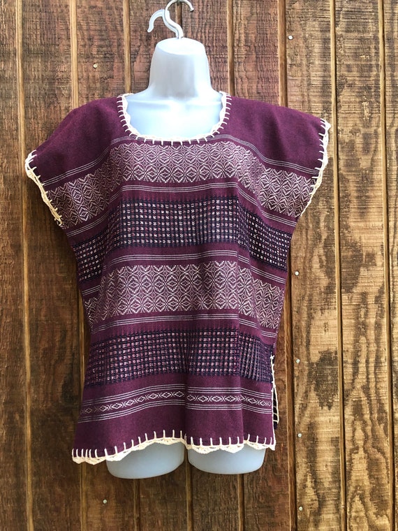 Guatemalan style thin woven shirt size large - image 1