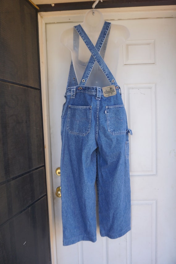 Levi's Silver Tab drawstring overalls Vintage den… - image 7