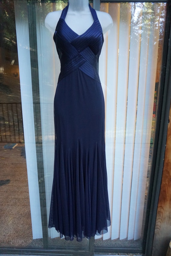 Cache formal dress gown size 2 small long maxi ev… - image 7