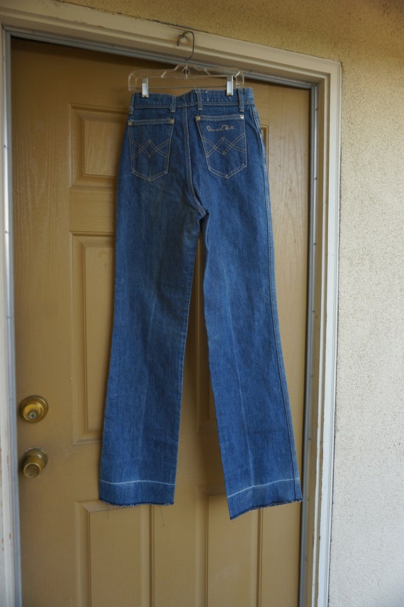 Oscar De La Renta  size small denim womens  90s - image 7