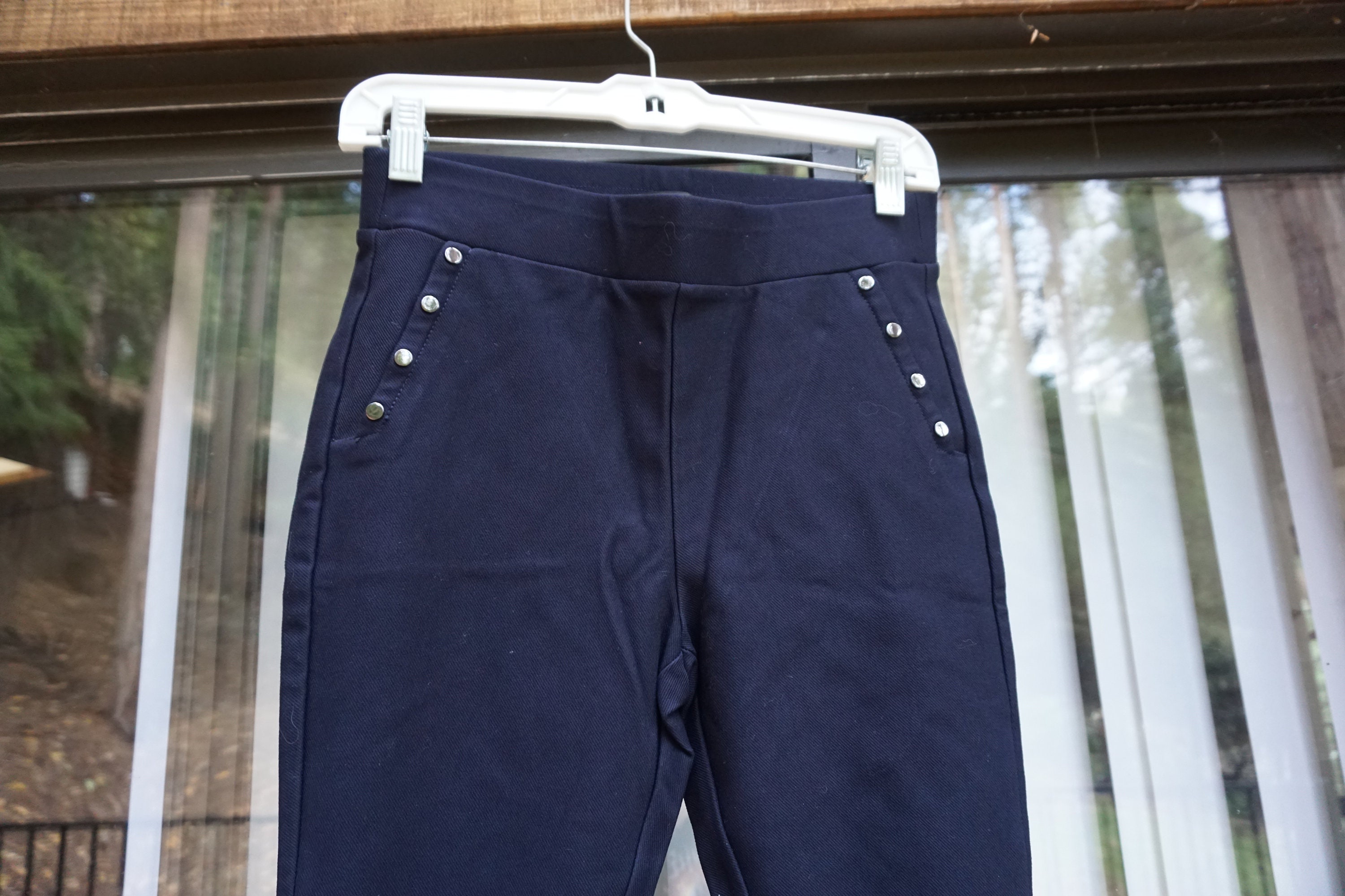 The Petite Wide Leg Sailor Pant in Chino