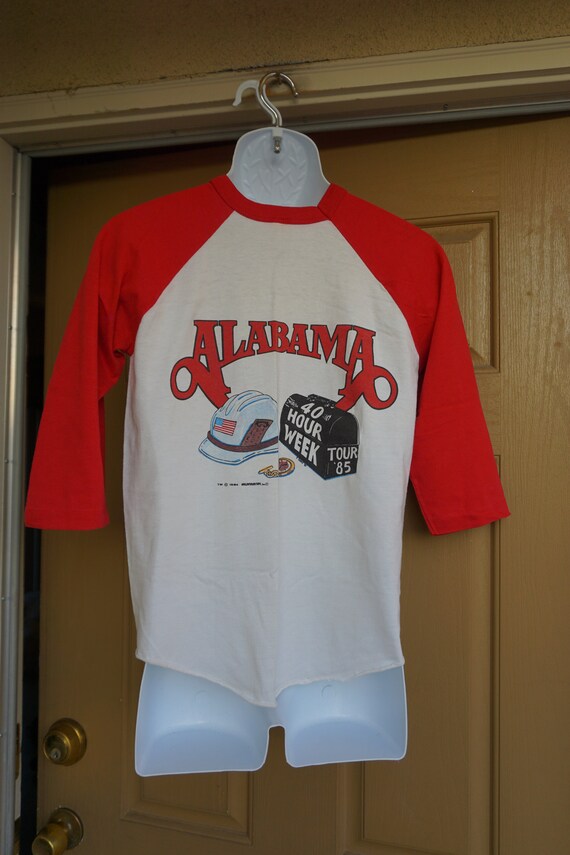 ALABAMA  1985  size Medium ringer Tshirt 80s 1980… - image 9