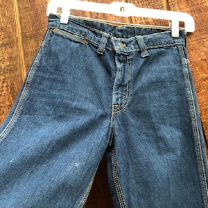 USA 27 X 34 Levi&#39;s denim jeans orange tab XS PETITE