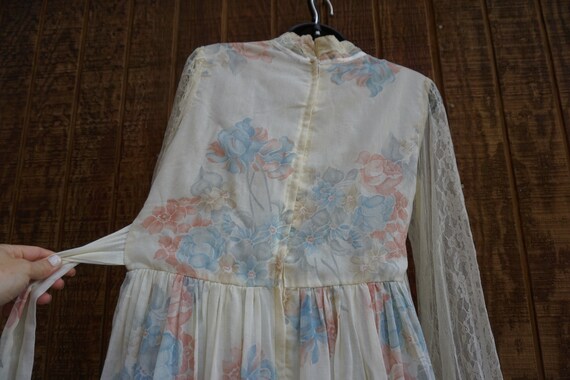 Gunne sax size 13 large prairie lace maxi dress - image 7