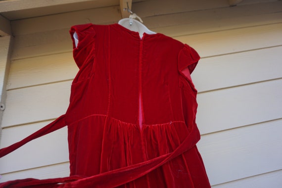 DAMAGED Velvet prairie dress maxi dress short sle… - image 10