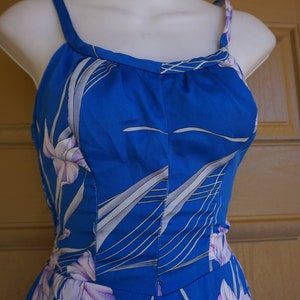 1960s Luau Paradise Hawaii Hawaiian Dress Vintage Tropical - Etsy