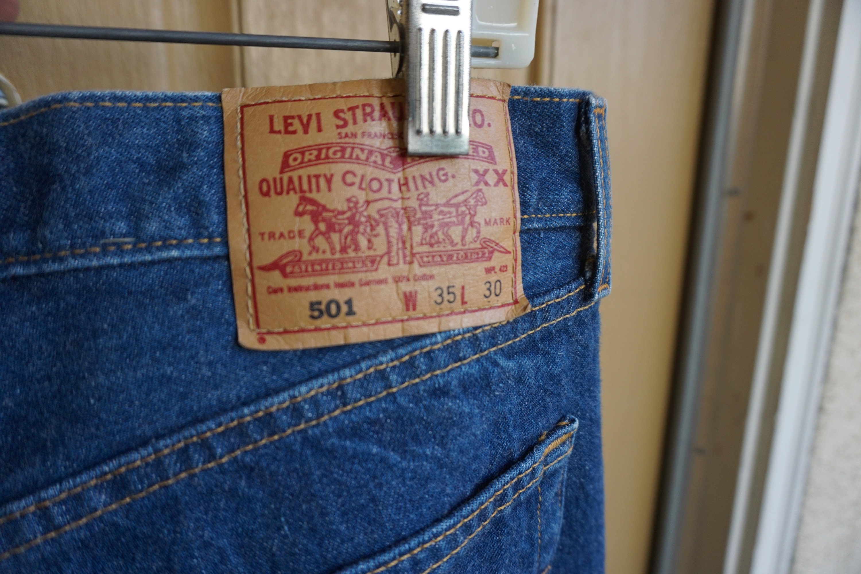 35 X 30 501's WPL 423 Levi's Denim Jeans Size 35 X 30 - Etsy