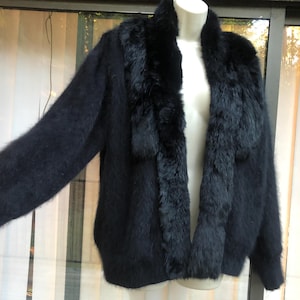 Angora Rabbit Fur Sweater - Etsy