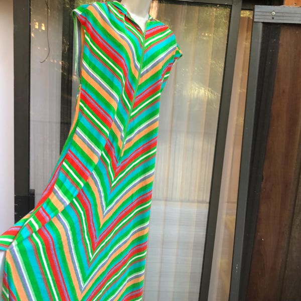 Halter Chevron Playsuit - Retro Summer Energy