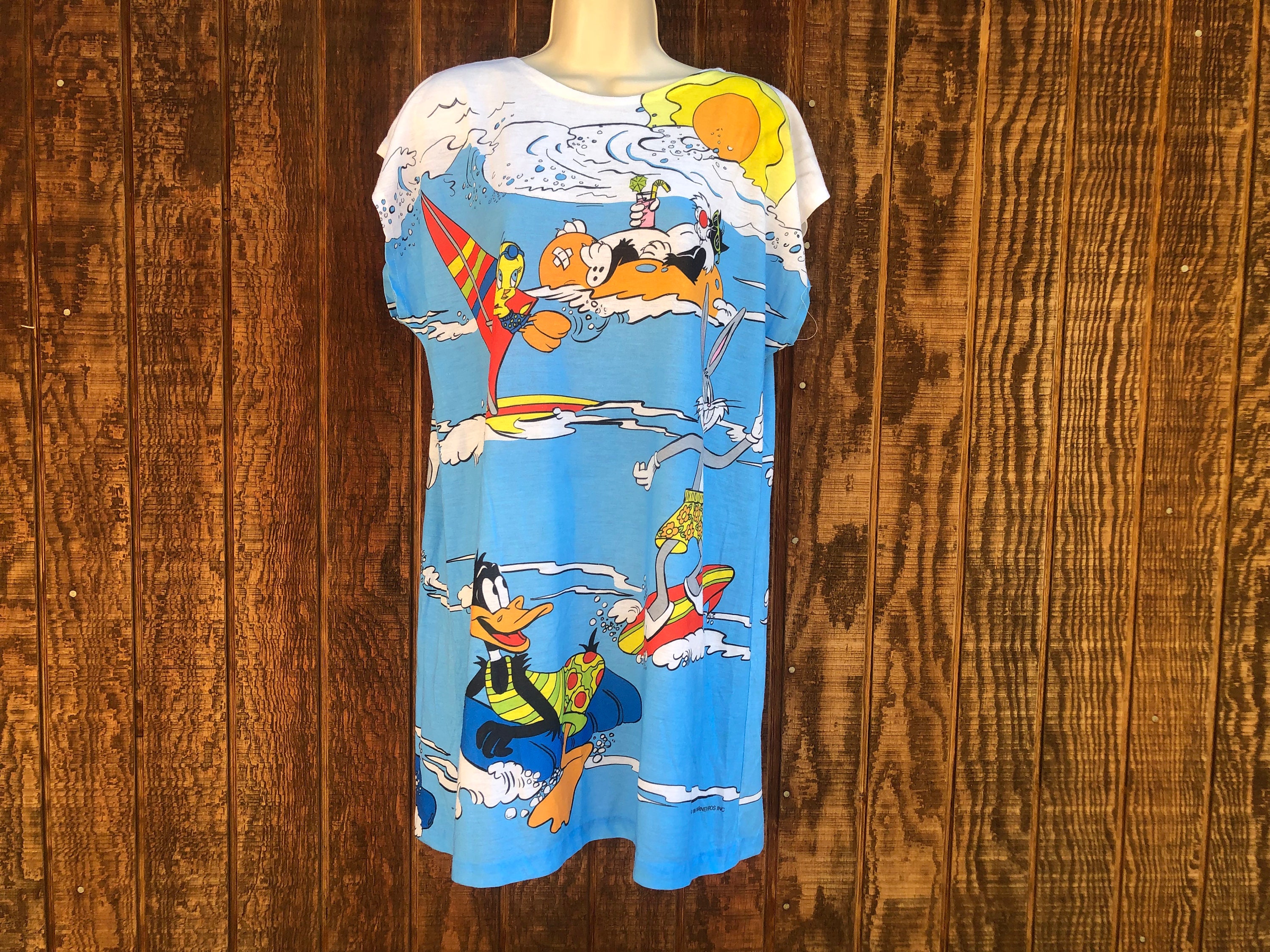 トップス 80's vintage duck comical sweat Vintage 1980s Funny Ducks 80s Animal Print Humor Duck