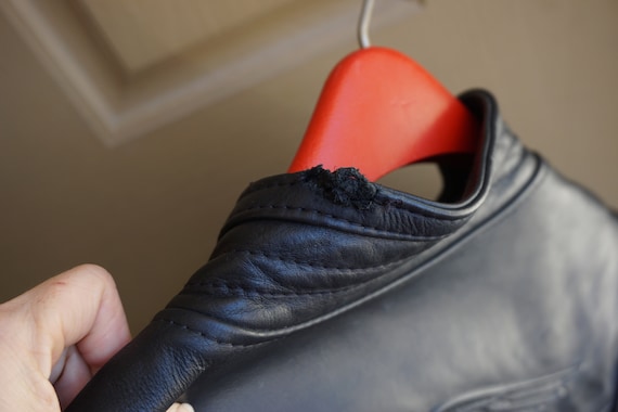Harley Davidson Vintage Black Leather Motorcycle … - image 9