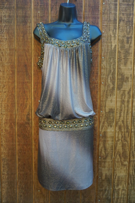 Sue Wong sequined beaded size 6 event party dress 