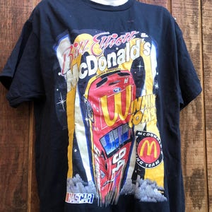 Large Bill Elliot McDonalds NASCAR Tshirt