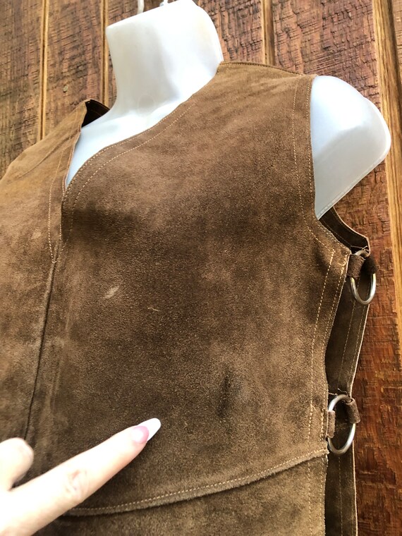 Renaissance Leather Vest/shirt  Steampunk Men's s… - image 8