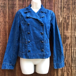 LRL Lauren Ralph Lauren denim blue size small button up jacket
