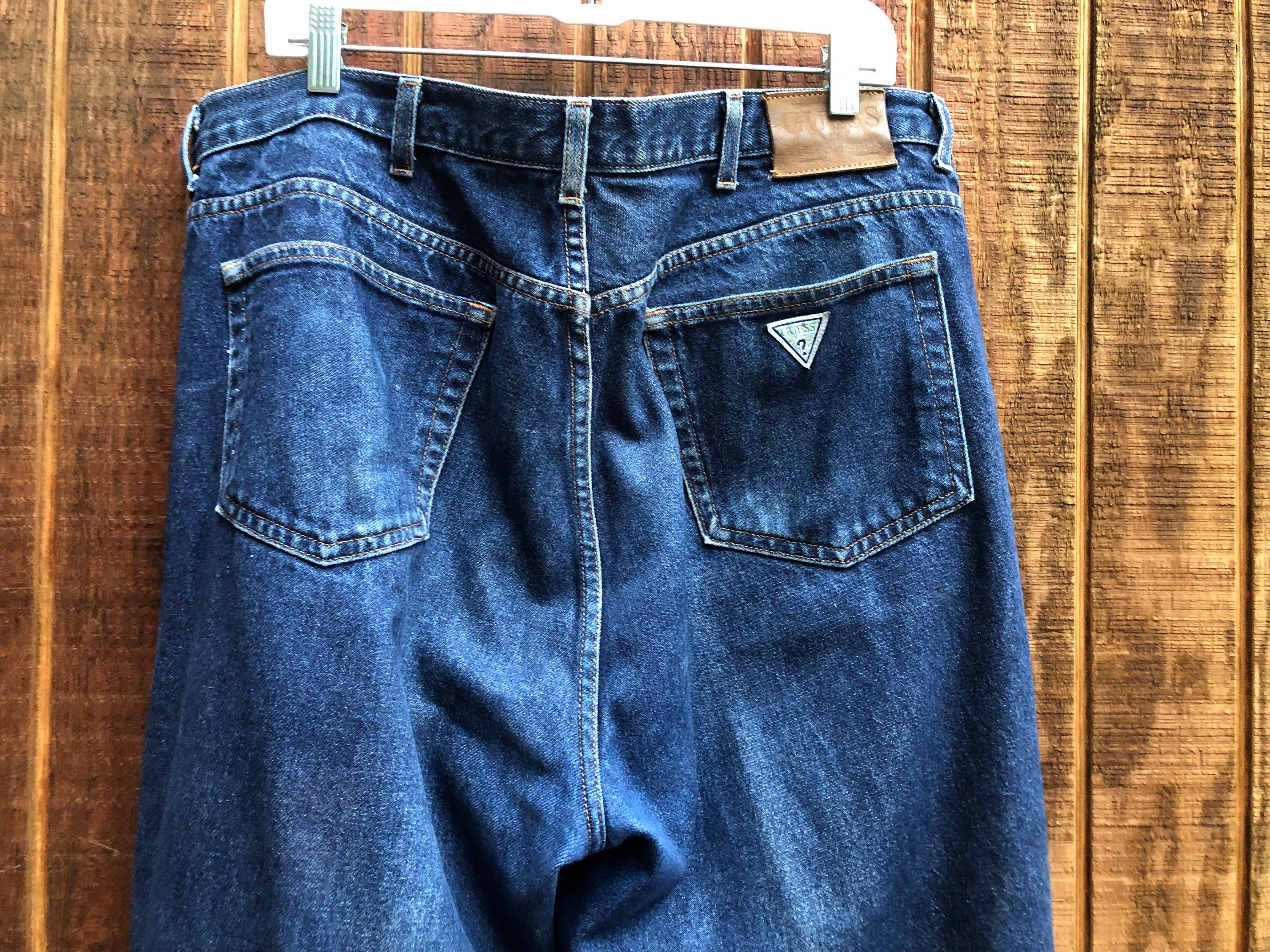 DISTRESSED Vintage Medium Size 40 Waist High Rise Guess DISTRESSED Vintage Medium Size 40 Waist High Rise Guess