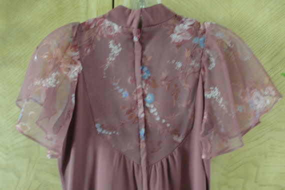 Vintage 1970s floral maxi dress 70s small medium … - image 5