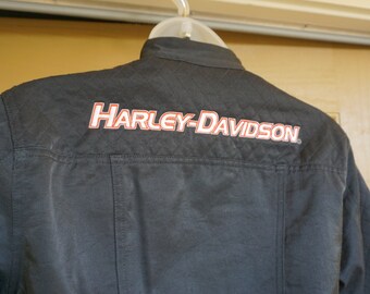 Harley Davidson embroidered Jacket WOMENS Size XS extra small