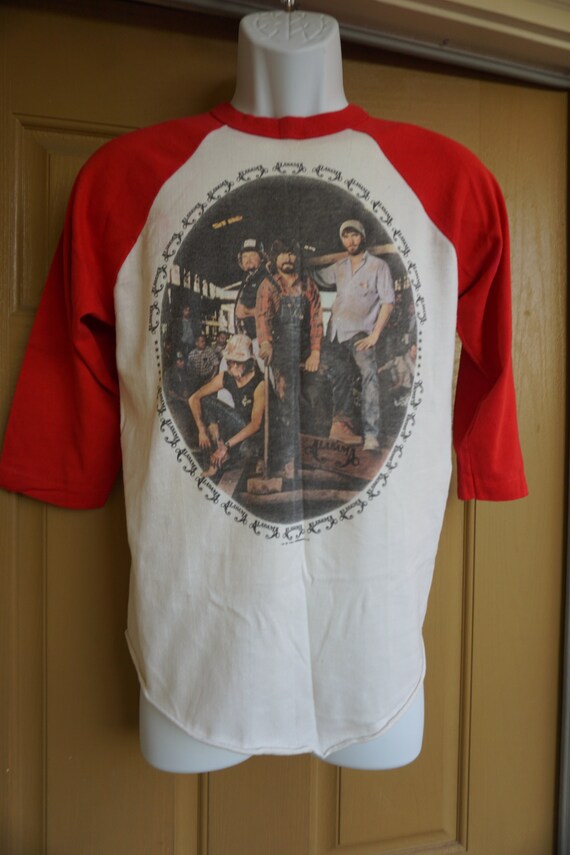 ALABAMA  1985  size Medium ringer Tshirt 80s 1980… - image 2