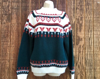 JC Penney 70s acrylic Large mens knit sweater warm