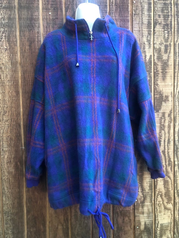 Vintage 90s 1990s size 22/24 fleece pullover - image 2