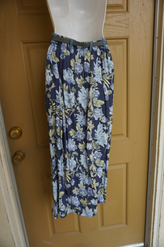 Vintage 80s  90s floral skirt size small - image 6