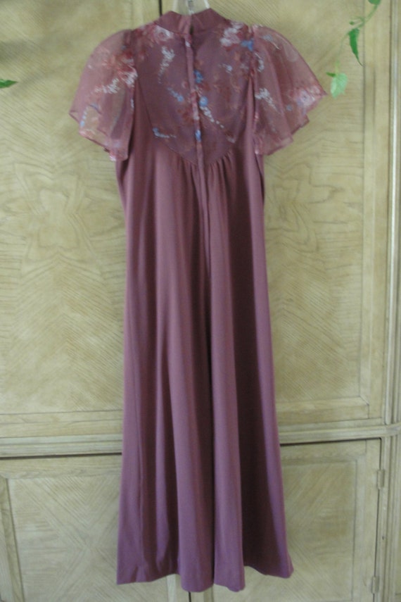 Vintage 1970s floral maxi dress 70s small medium … - image 4